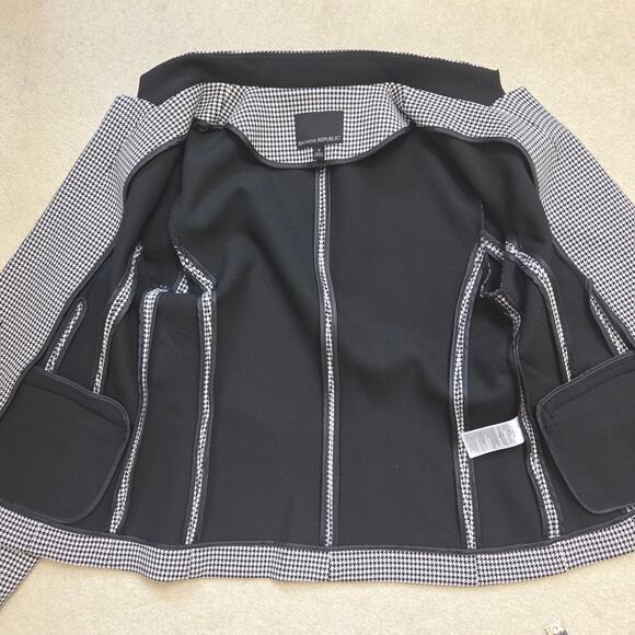 Banana Republic Women's 8 Classic Houndstooth Jacket Blazer 1 Button Front - Picture 8 of 16